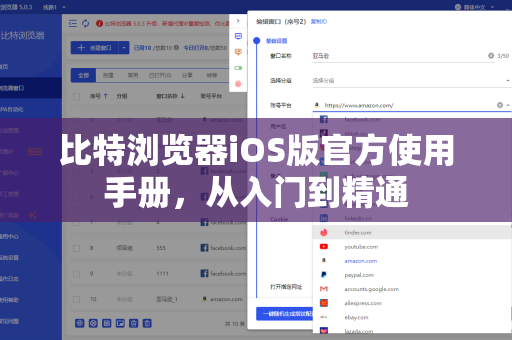 比特浏览器iOS版官方使用手册，从入门到精通
