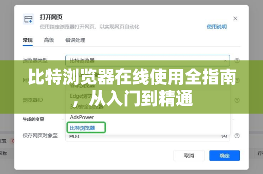 比特浏览器在线使用全指南，从入门到精通