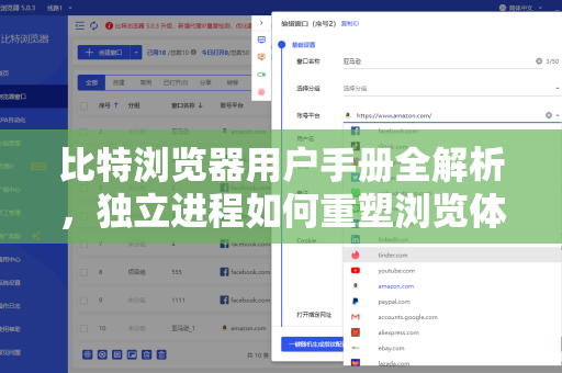 比特浏览器用户手册全解析，独立进程如何重塑浏览体验