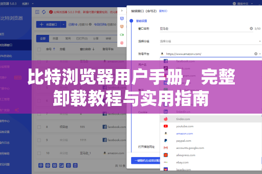 比特浏览器用户手册，完整卸载教程与实用指南