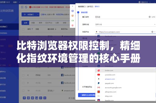 比特浏览器权限控制，精细化指纹环境管理的核心手册