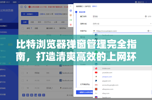比特浏览器弹窗管理完全指南，打造清爽高效的上网环境