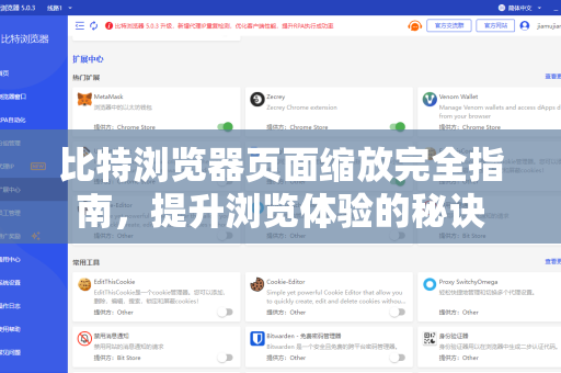 比特浏览器页面缩放完全指南，提升浏览体验的秘诀